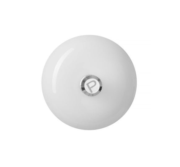 Molinillo de sal Cookinglife Rocca blanco brillante - Molinillo cerámico - 21.5 cm