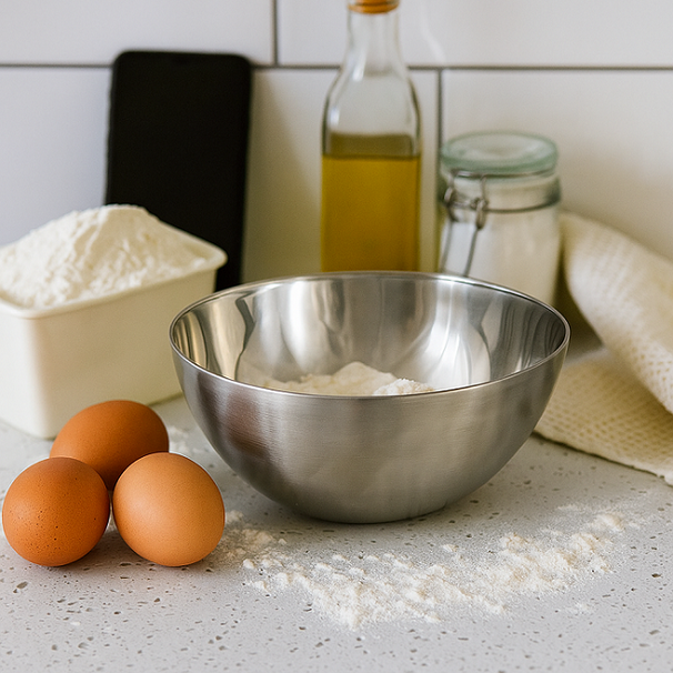 Bol para mezclar / bol para masa Cookinglife - Acero inoxidable - ø 19 cm