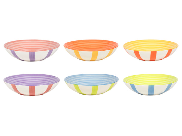 Cookinglife Platos hondos / Platos para pasta Summer Vibes ø 21 cm - 6 unidades