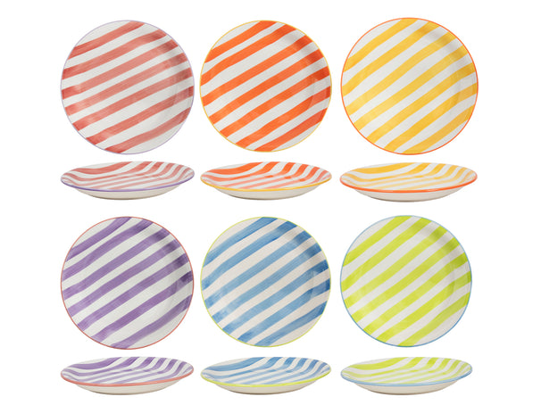Cookinglife Platos de cena Summer Vibes ø 26.5 cm - 6 unidades