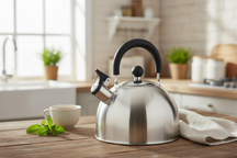 Cookinglife Hervidor de agua de acero inoxidable 2.5 litros - Tetera para té y café