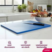 Cookinglife Tabla de cortar HACCP Azul 45 x 30 cm - para pescado