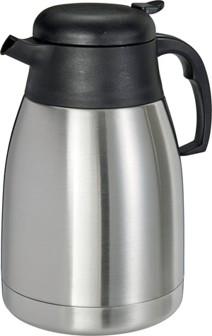 Cookinglife Termo de acero inoxidable de doble pared 1.5 litros - Jarra para café caliente y frío