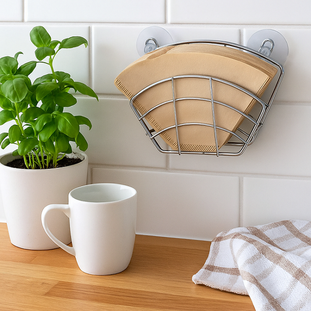 Soporte para filtro de café Cookinglife Barista con ventosa