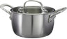 Cookinglife Olla con Tapa de Vidrio Signature Steel - Acero Inoxidable - ø 16 cm / 1.2 Litros - apta para todas las fuentes de calor