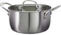 Cookinglife Olla con Tapa de Vidrio Signature Steel - Acero Inoxidable - ø 20 cm / 2.2 Litros - apta para todas las fuentes de calor