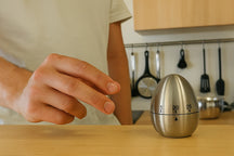 Temporizador de cocina Cookinglife en forma de huevo acero inoxidable
