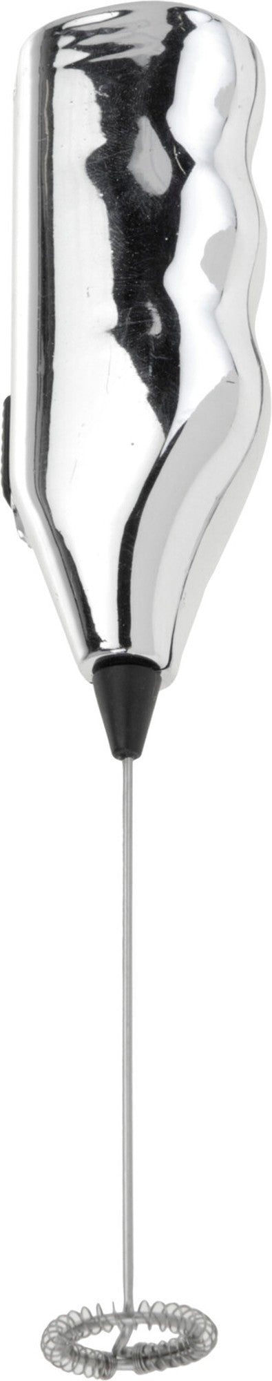 Cookinglife Espumador de leche cromado 20 cm - Espumador de leche manual para especialidades de café