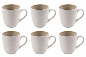 Tazas Cookinglife Nola Sand 330 ml - 6 unidades