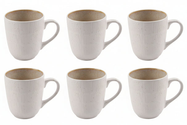 Tazas Cookinglife Nola Sand 330 ml - 6 unidades
