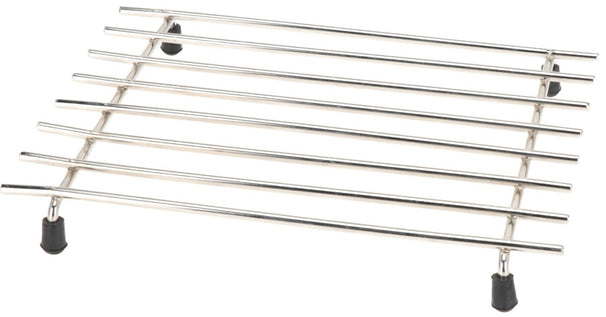 Cookinglife Salvamanteles de acero inoxidable 24 x 19 cm - Salvamanteles para ollas calientes