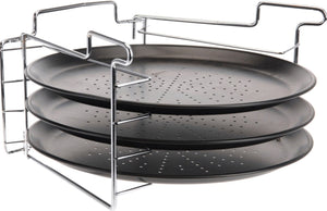 Bandeja para Pizza Cookinglife Ø 32 cm Metal - Antiadherente Juego de 4 piezas