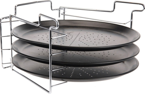 Bandeja para Pizza Cookinglife Ø 32 cm Metal - Antiadherente Juego de 4 piezas