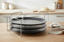 Bandeja para Pizza Cookinglife Ø 32 cm Metal - Antiadherente Juego de 4 piezas