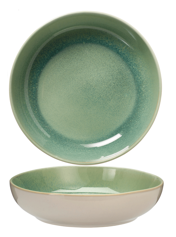 Platos hondos / platos para pasta Serene Green ø 23 cm - Loza - 4 unidades