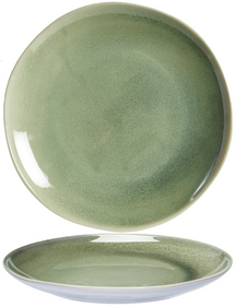 Cookinglife Platos de Cena Serene Green ø 28 cm - Cerámica - 4 piezas