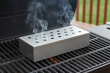 Cookinglife Caja Ahumadora Fire & Flavour Acero Inoxidable 25 cm - Caja para Ahumar para BBQ y Parrilla