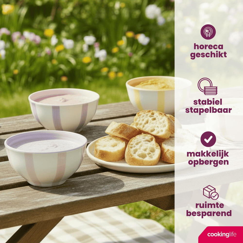 Cookinglife Cuencos pequeños Spring Vibes ø 12 cm - 6 unidades
