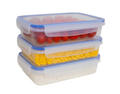 Recipiente hermético Cookinglife Clip & Fresh 1.4 litros - 23 x 16.5 x 6.5 cm - 3 unidades