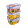 Recipiente hermético Cookinglife Clip & Fresh 430 ml - 13 x 9.5 x 5 cm - 3 unidades