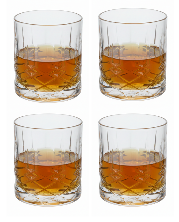 Vasos de whisky / vasos de agua Cookinglife 350 ml - 4 piezas