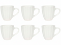 Cookinglife Tazas Cardida Blanco Roto 350 ml - 6 unidades