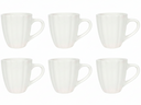 Cookinglife Tazas Cardida Blanco Roto 350 ml - 6 unidades