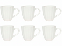 Cookinglife Tazas Cardida Blanco Roto 350 ml - 6 unidades