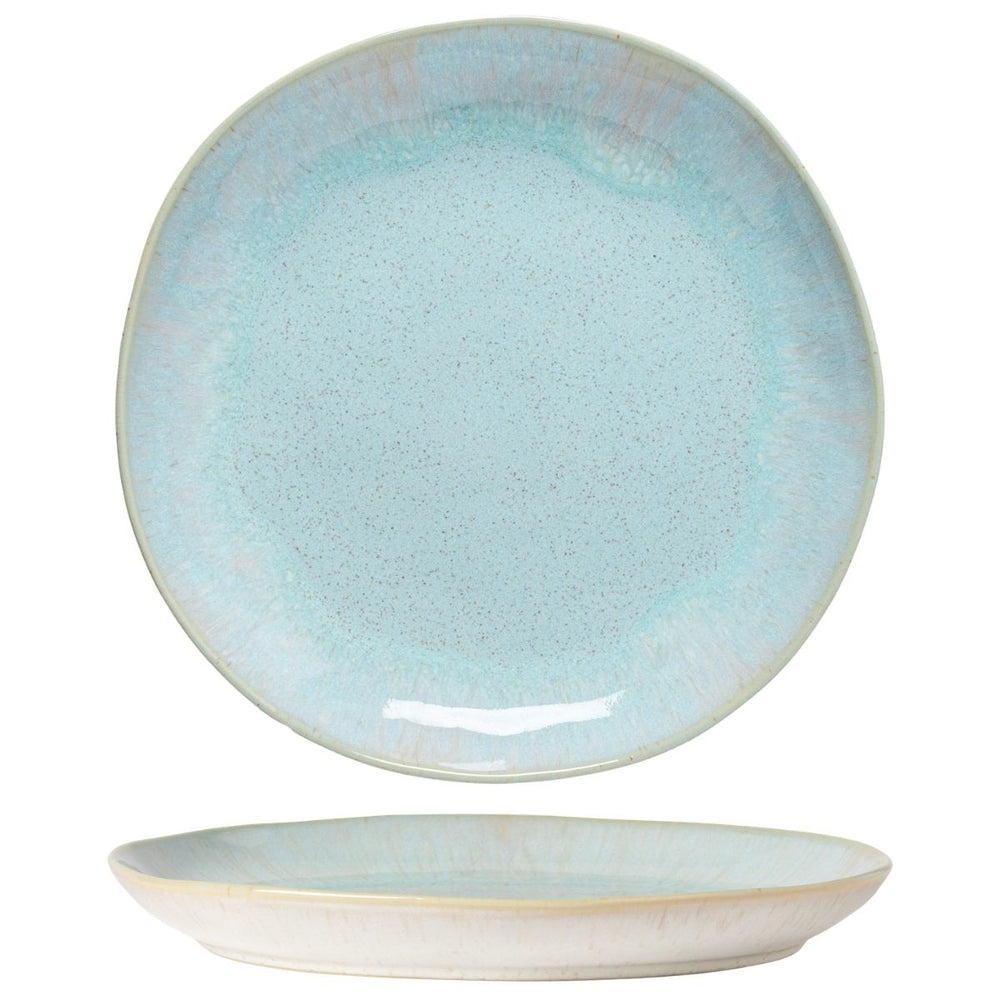 Costa Nova Juego de vajilla Casafina Eivissa Sea Blue 18 piezas / 6 personas - 6 platos de cena, 6 platos de desayuno & 6 cuencos