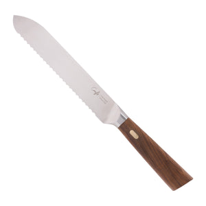 Cosy & Trendy Broodmes Couteaux & Co 20 cm met houten heft, vrijstaand op witte achtergrond