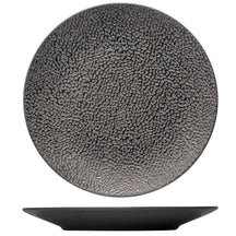 Cosy & Trendy Juego de vajilla Candy Black 18 piezas / 6 personas - 6 platos llanos, 6 platos para desayuno y 6 cuencos