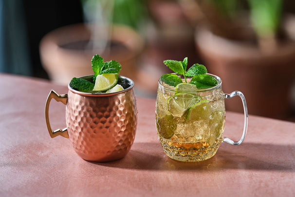 Cosy & Trendy Vasos para cóctel Moscow Mule - Vidrio borosilicato - 450 ml - 6 Piezas
