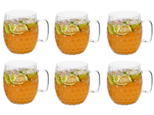 Cosy & Trendy Vasos para cóctel Moscow Mule - Vidrio borosilicato - 450 ml - 6 Piezas
