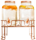 Dispensador de bebidas con soporte Cosy & Trendy - Cobre - 2 x 3 litros