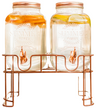 Dispensador de bebidas con soporte Cosy & Trendy - Cobre - 2 x 3 litros