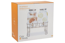 Dispensador de bebidas con soporte Cosy & Trendy - Cobre - 2 x 3 litros