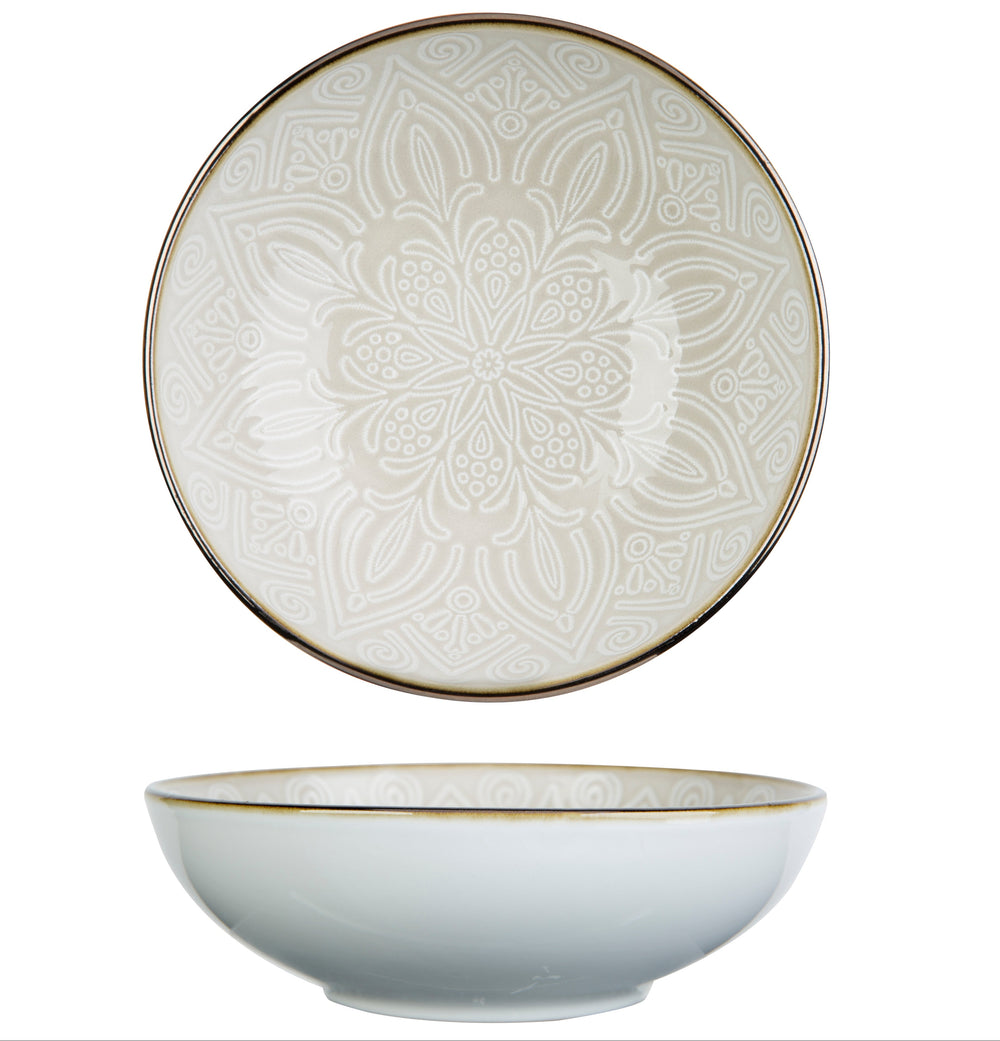 Juego de vajilla Cosy & Trendy Murano 18 piezas / 6 personas - 6 platos de cena, 6 platos de desayuno y 6 platos hondos