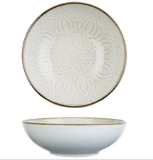 Juego de vajilla Cosy & Trendy Murano 18 piezas / 6 personas - 6 platos de cena, 6 platos de desayuno y 6 platos hondos