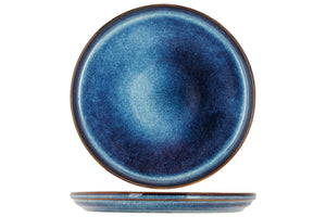 Platos para cenar Cosy & Trendy Jade Indigo ø 27 cm - 4 piezas