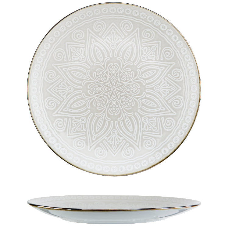 Juego de vajilla Cosy & Trendy Murano 18 piezas / 6 personas - 6 platos de cena, 6 platos de desayuno y 6 platos hondos