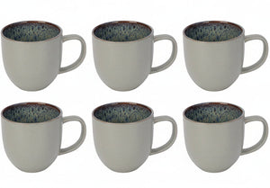 Tazas de café Cosy & Trendy Onna Sand-Green 340 ml - 6 unidades