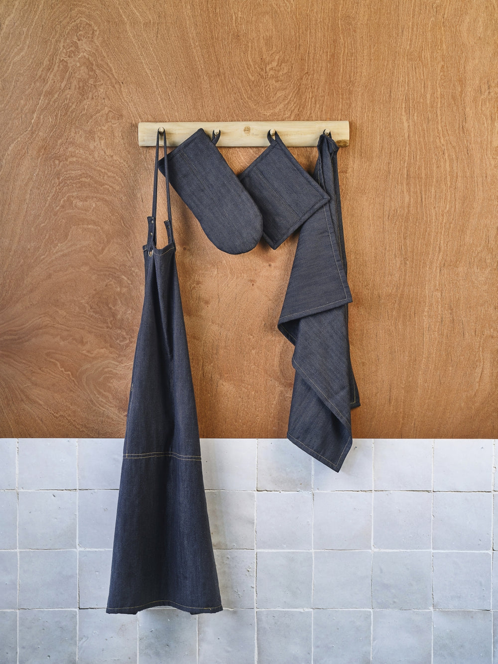 Manopla para horno Cosy & Trendy D'nim azul oscuro
