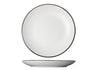Platos de desayuno - platos de postre Cosy & Trendy - Blanco moteado ø 19.5 cm - 6 piezas