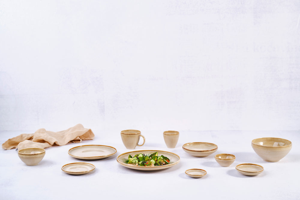 Cosy & Trendy Plato para postre / desayuno Conico Sand ø 22.5 cm