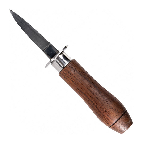 Crafts La Marée Cuchillo para Ostras Nogal - 6,6 cm