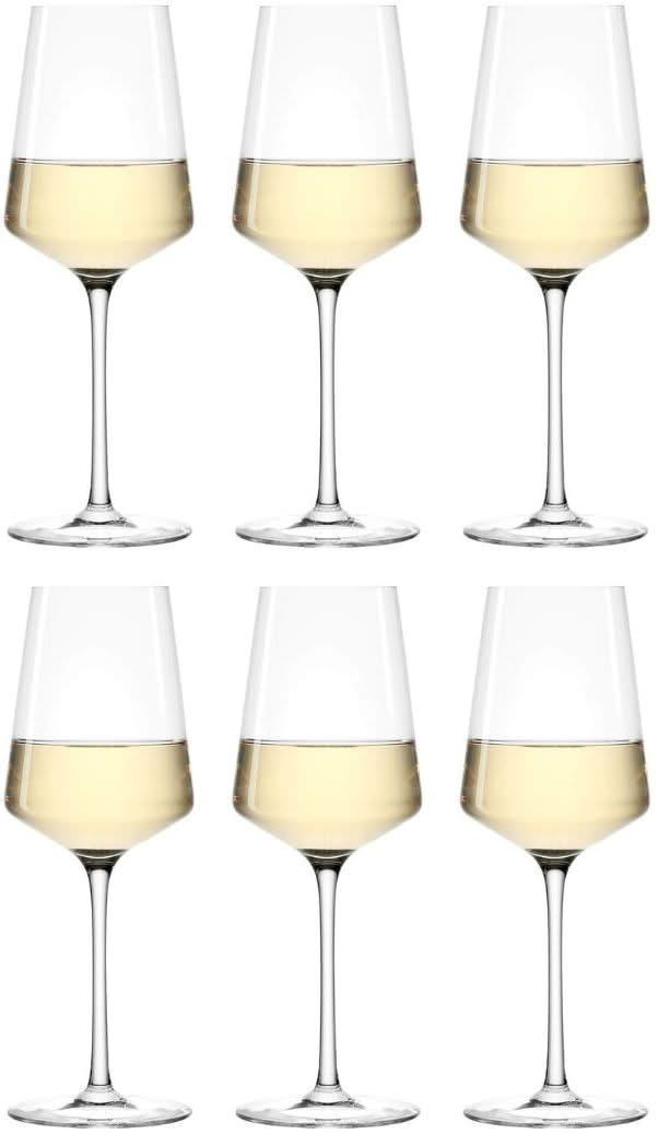 Copas de vino blancas Leonardo / Copas de vino Riesling - Puccini - 400 ml - 6 unidades