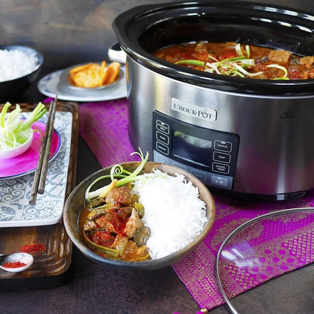 ¿Cómo se usa una slow cooker?