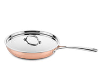 Set de ollas DUCQ de cobre 6 piezas - Olla ø 20, 20, 24 cm & cazo ø 16 cm & cacerola ø 28 cm & sartén ø 26 cm + tapas