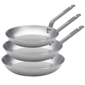De Buyer Set de Sartenes Mineral B Element 3 piezas - ø 20, 24 & 28 cm - sin revestimiento antiadherente