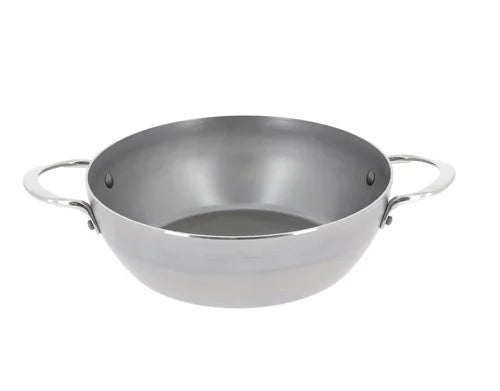 De Buyer Sartén para Saltear / Sauteuse con 2 asas - Mineral B Pro - ø 28 cm / 4 litros - sin revestimiento antiadherente